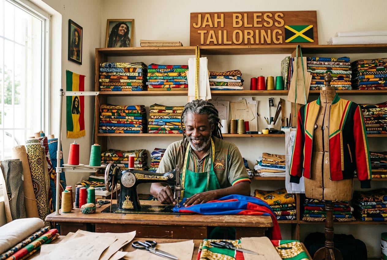 I and I Tailoring — Master tailor Martin Duncan's Jamaican tailoring shop in Pembroke Pines