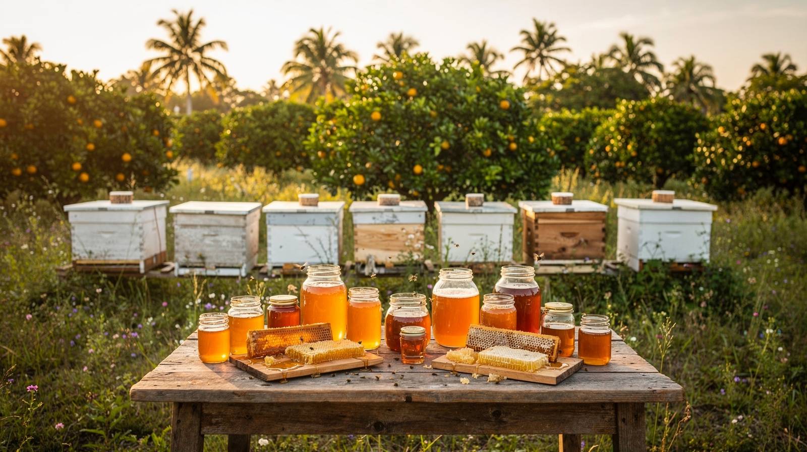 Honey Bee Yard Pembroke Pines — Florida farm-raised natural raw honey and health products from sun-kissed Florida bees