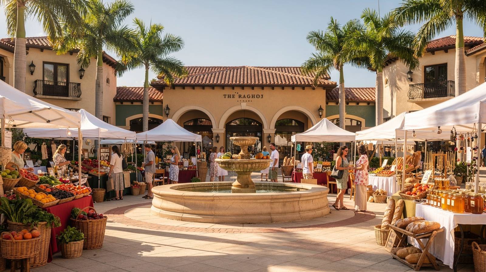 Shops at Pembroke Gardens Farmers Market — Sunday outdoor market with fresh produce, artisan goods, and local vendors at the shopping center