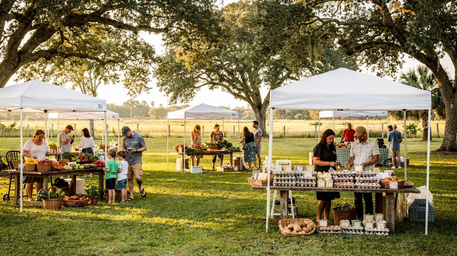 Southwest Ranches Community Farmers Market — Saturday morning market at Southwest Meadows Sanctuary Park with local produce vendors and community atmosphere