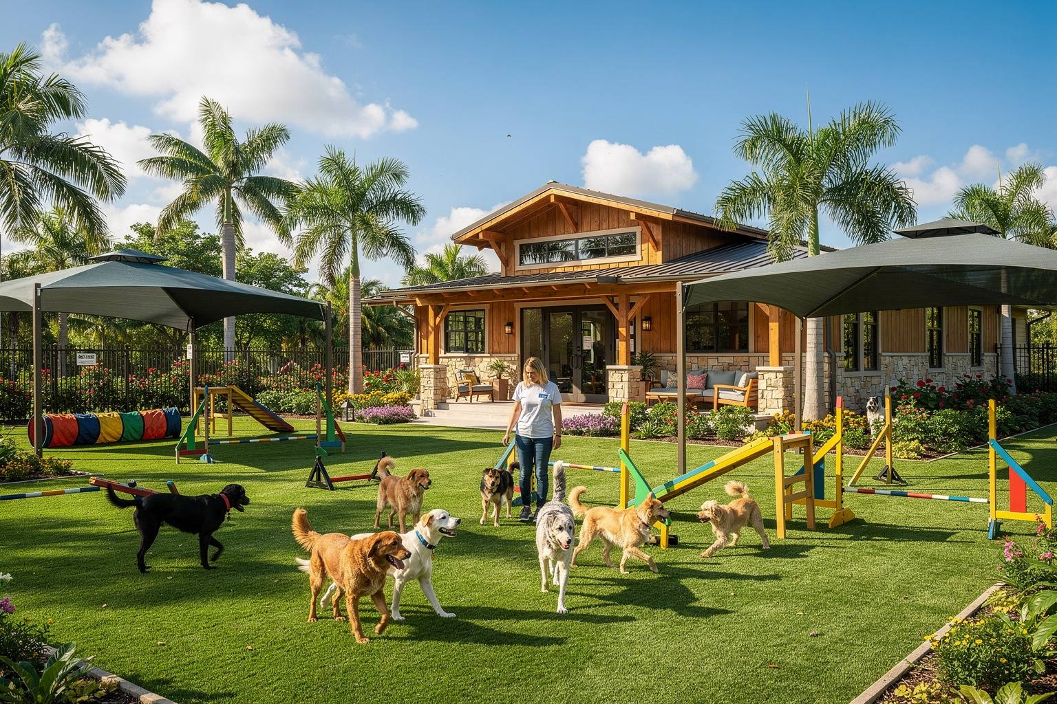 Holly Acres Pet Resort — spacious family-owned boarding property with outdoor play areas in Davie