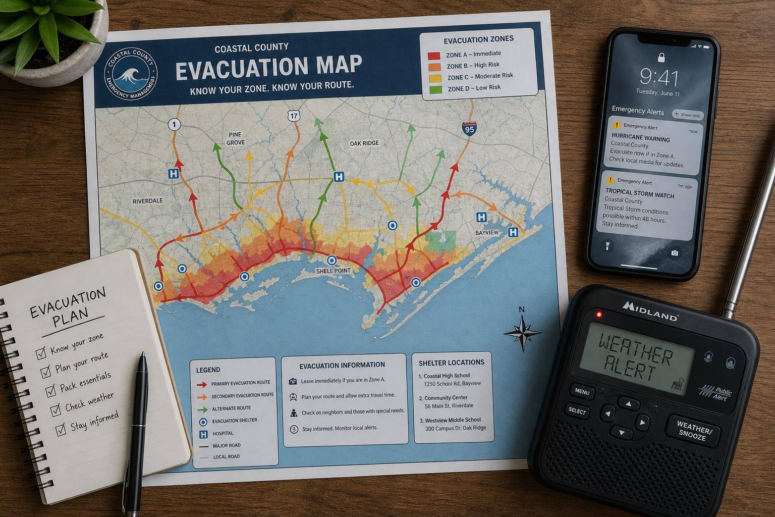 Pembroke Pines emergency management — hurricane preparedness and evacuation planning
