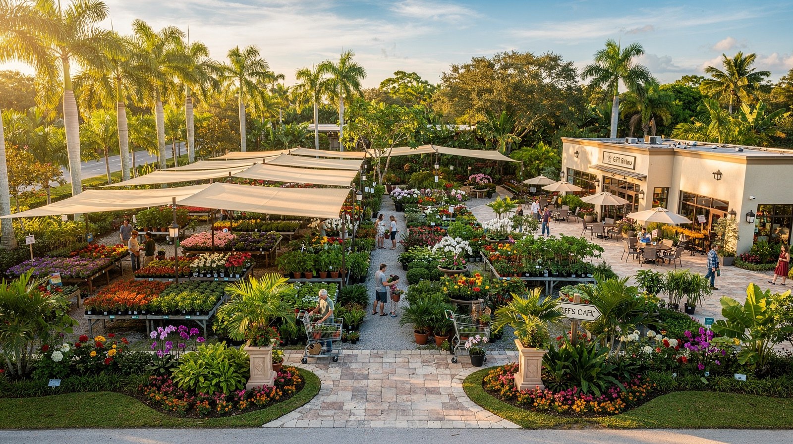 Flamingo Road Nursery Davie — indoor and outdoor plants, gift shop, and café