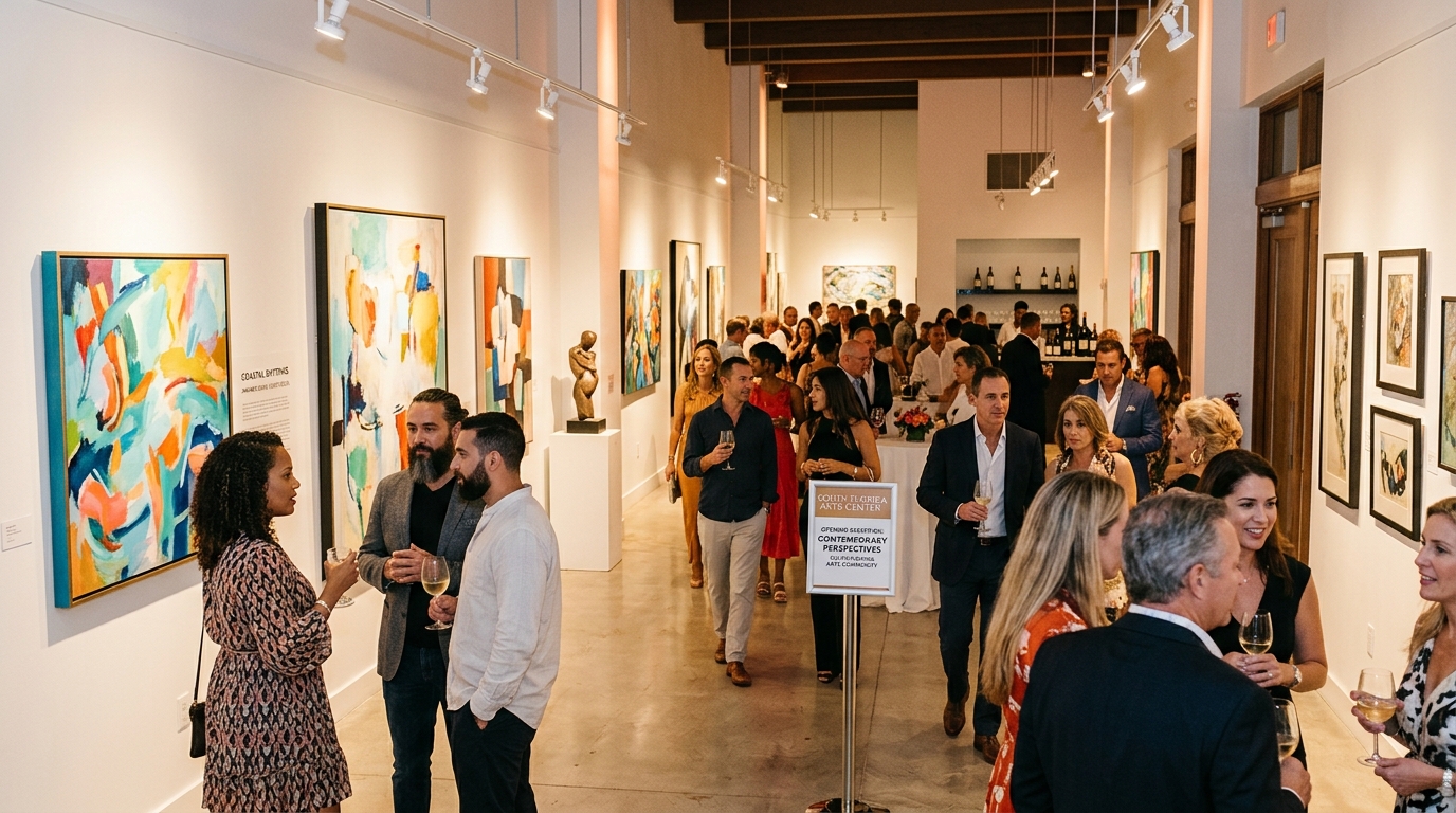 Opening Reception: Hyphenated Encounters at The Frank C. Ortis Art Gallery, Pembroke Pines