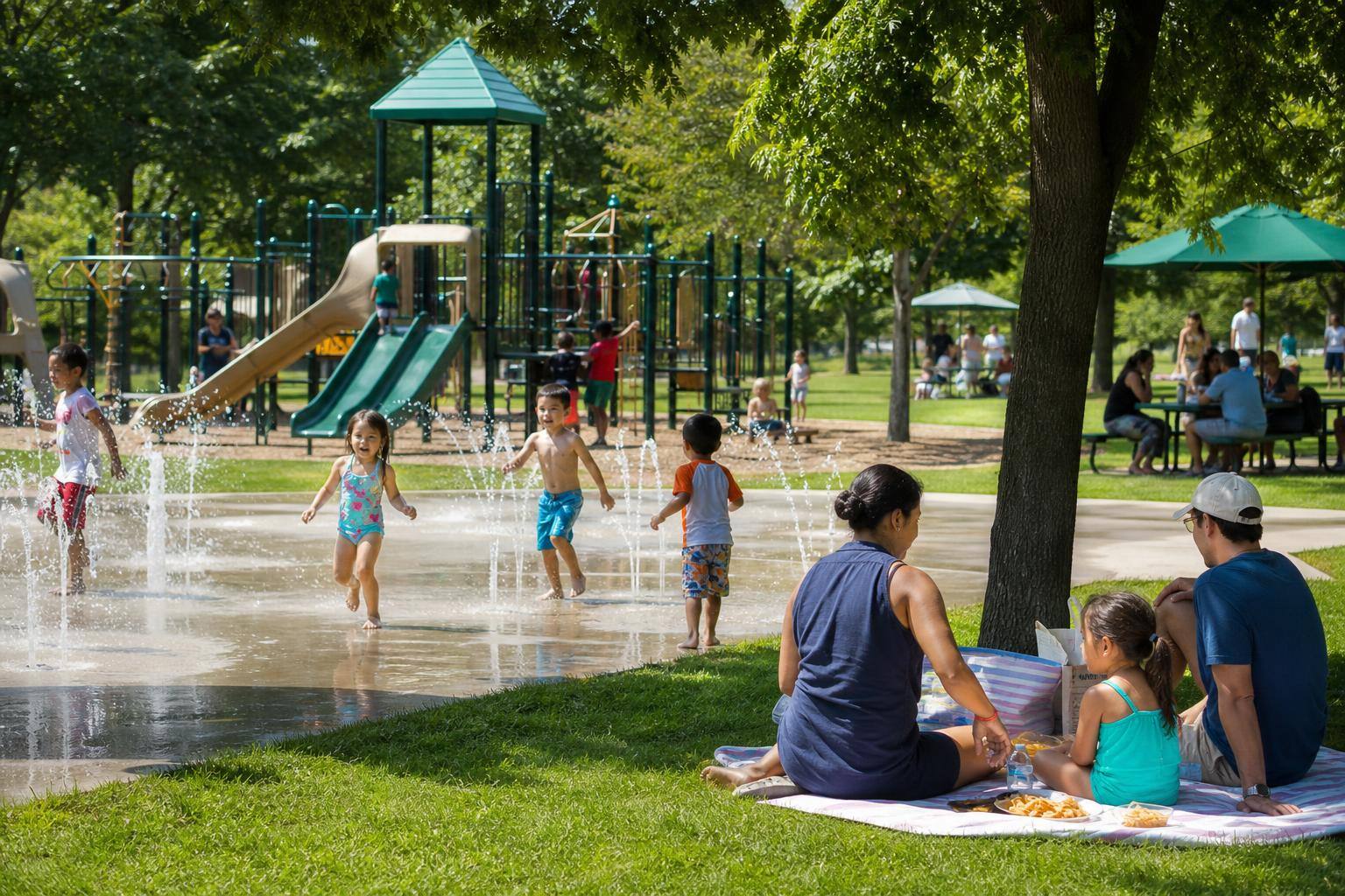 C.B. Smith Park pavilion — outdoor picnic shelter for birthday parties in Pembroke Pines