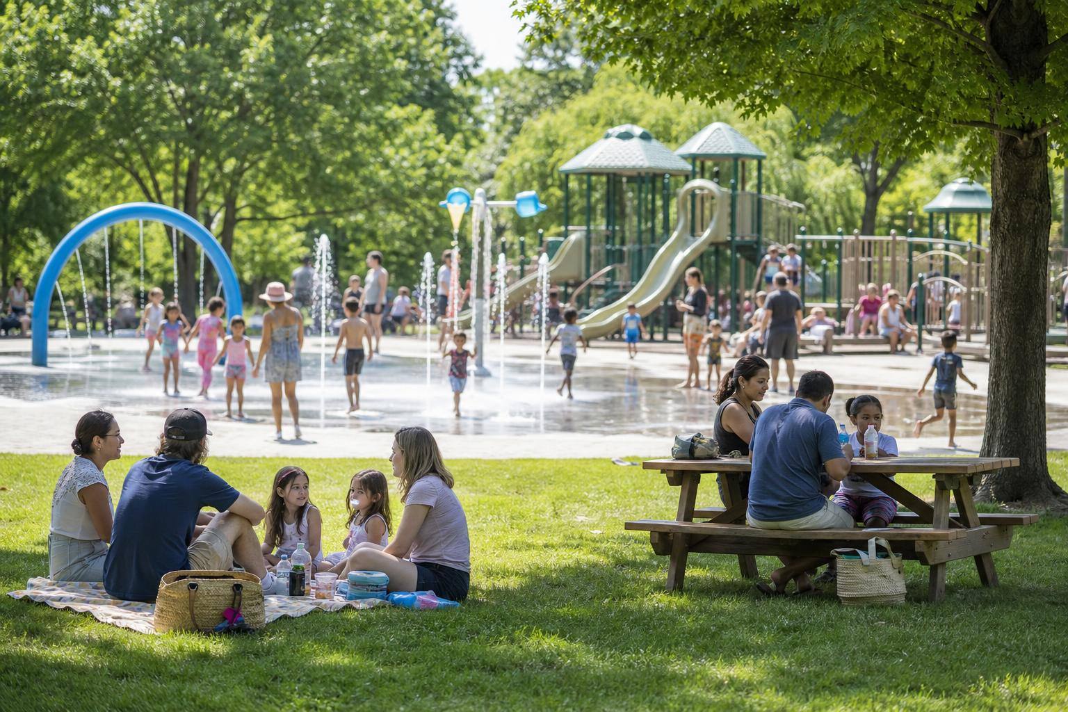 City of Pembroke Pines summer camps — kids enjoying art and outdoor activities