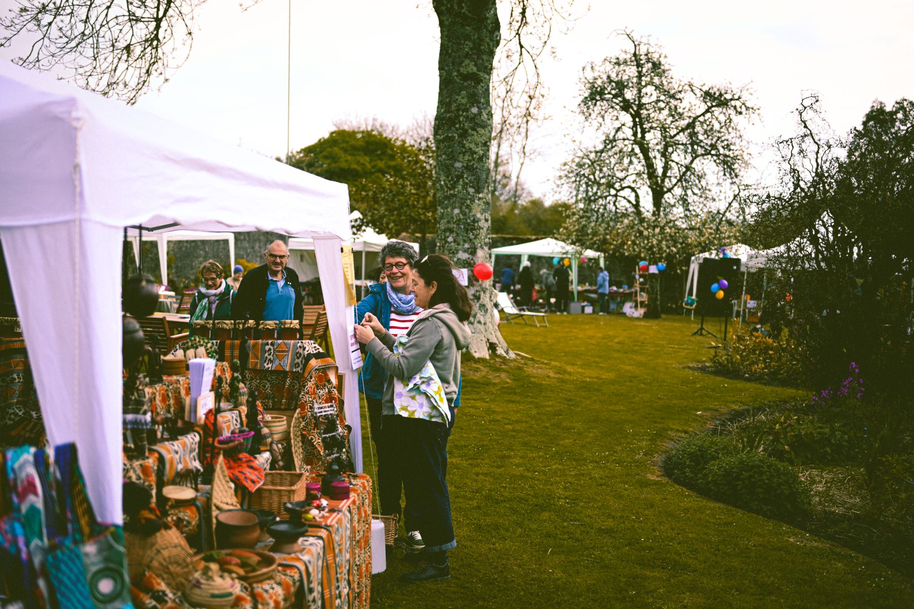Representative Pexels stock photo, not a Pembroke Pines event: visitors at an outdoor market.
