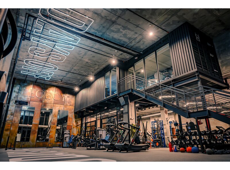 Legacy Fit training facility with strength and functional fitness equipment.