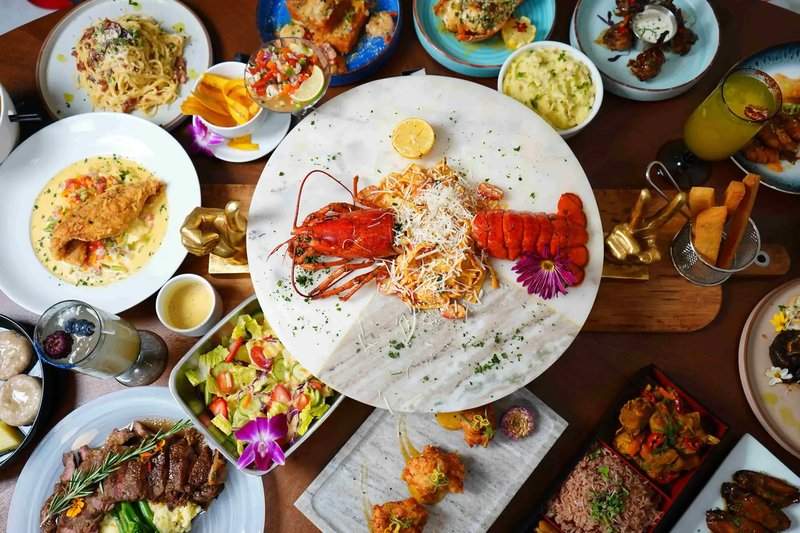 Lume Bistro & Lounge Pembroke Pines — Caribbean fusion lounge interior with ambient lighting
