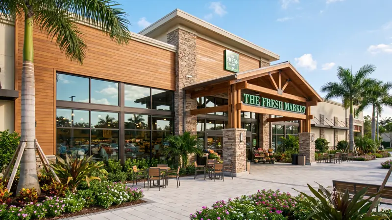 The Fresh Market Pembroke Pines specialty grocery storefront on North Flamingo Road